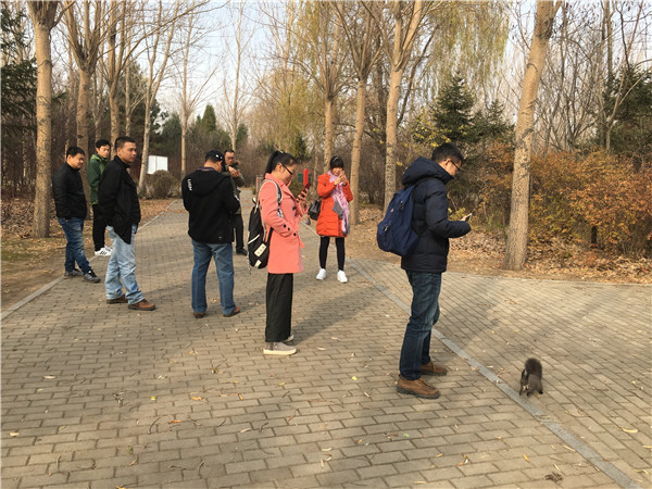 图为广州智汇公司专家团队考察指导沈阳鸟岛项目